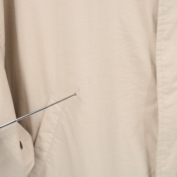 Eddie Bauer Vintage Men's Hooded Beige Zip front Jacket L - Picture 6 of 10